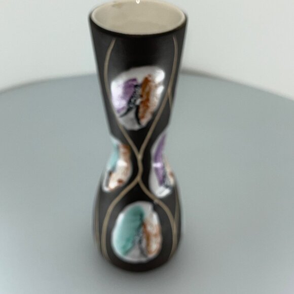 Mid Century West German Bay Keramik 6.75” Bud Vase - Picture 5 of 10